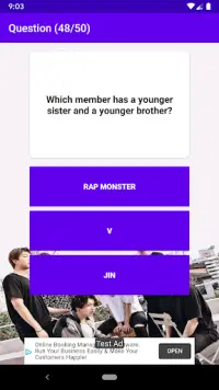 Ultimate BTS QUIZ 2020 - Are you are true ARMY? Screen Shot 6