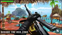 Ametralladora disparar guerra:fuego libre juegos Screen Shot 1