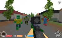 Pixel Zombies- Block Warfare Screen Shot 8