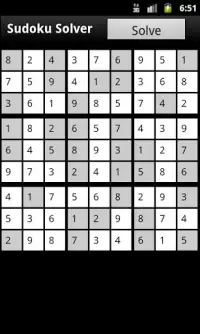 Sudoku Solver Screen Shot 1