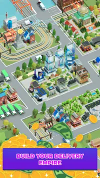 Idle Delivery City Tycoon - Leerlauf Fabrik Spiel Screen Shot 5