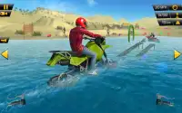 Beach Water Surfer Motorcycle Racing Screen Shot 2