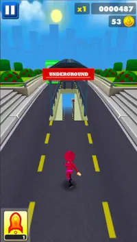 Subway Ninja Adventure Runner Screen Shot 1