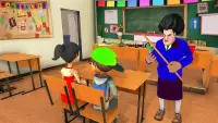 Evil Teacher Games :Scary School Games Screen Shot 1