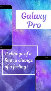 Galaxy Pro Font for FlipFont ,Cool Fonts Text Free Screen Shot 0