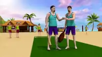 Friends Beach Cricket Screen Shot 3