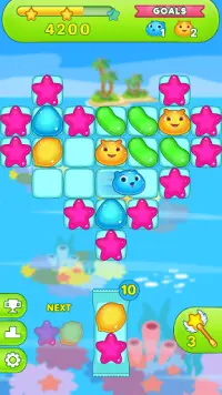 Jellyx - Nuovo gioco di puzzle a doppio blocco Screen Shot 2