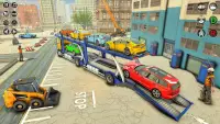Real Car Transport Truck Games Screen Shot 0