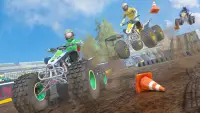 Real Quad Bike Stunt Race: Derby Demolition Game Screen Shot 4