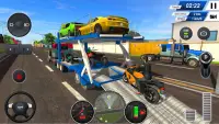 simulator truk pengangkut mobil permainan 2019 Screen Shot 0