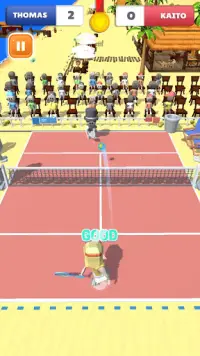 Cute Tennis Top Spin Master Challenge Screen Shot 2