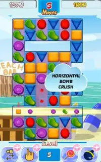 Candy Beach Crush Screen Shot 5