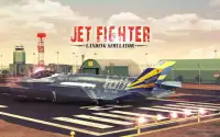 Jet Fighter Flight Landing Sim Screen Shot 0