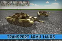 Tank Cargo Airplane Flight Sim Screen Shot 1