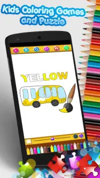 Kids Coloring Games & Puzzle Screen Shot 1
