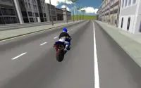 motorbike driver 3D Screen Shot 1