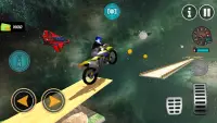 Tricky Bike Race 3D Galaxy Stunt Screen Shot 0