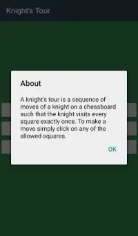 Knight's Tour Screen Shot 3