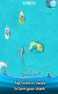 Shark vs. Surfer Runner FREE Screen Shot 6