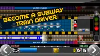 Subway Simulator 2D - city metro train driving sim Screen Shot 0