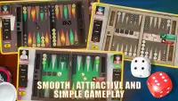 Backgammon (Nard 64™) - Board Game Screen Shot 2