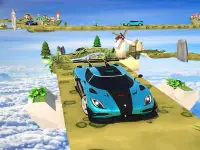 मेगा रैंप क्रेजी कार रेस गेम Screen Shot 6