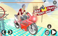 Bike Stunts 3D - Traffic Rider Bike Racing Games Screen Shot 9