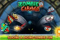 Zombie Carnage - Slice and Smash Zombies Screen Shot 4