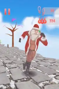 Santa Sky Dance Runner : Christmas Rush Screen Shot 0