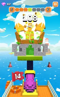 Blocky Tower - Knock Box Balls Ultimate Knock Out Screen Shot 21