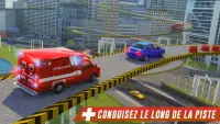 Ambulance toit saut d'obstacles: Impossible Stunts Screen Shot 0