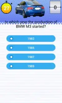 Quiz for BMW M3 Fans Screen Shot 2
