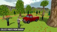 offroad buah mengangkut truk kota mendorong sim Screen Shot 4
