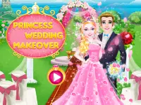 Prenses Düğün Makeover-Kızlar Için salon oyunları Screen Shot 0