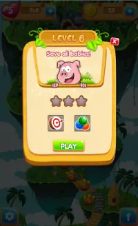 Pop Pig Rescue : Bubble Shooter Game 2019 Screen Shot 2