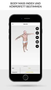 BMI 3D - Body Mass Index und Körperfett in 3D Screen Shot 0