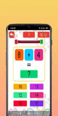 Advanced Kids Math Puzzle Game Screen Shot 2
