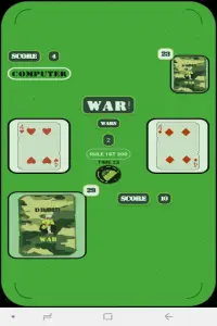 War Card Game (Droid Edition) Screen Shot 1