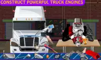 Pabrik pembangun truk trailer: garasi mekanik sim Screen Shot 2
