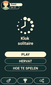 Klok Solitaire - Gratis Screen Shot 1