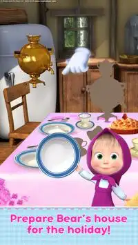 Masha and the Bear Child Games: Guest Meeting Screen Shot 3