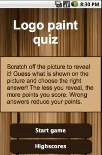 Logo paint quiz Screen Shot 0