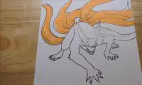 How To Draw Kyubi Sage Naruto Screen Shot 0