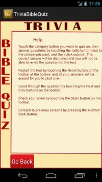 Trivia Bible Quiz Screen Shot 4