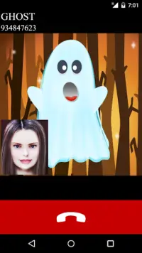 fantasma video llamada falsa juego Screen Shot 0