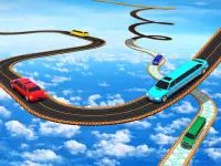 Fast Car Racing Stunt Master: Limo Downhill Action Screen Shot 5