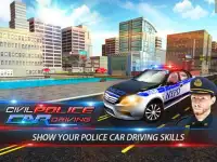 Civil Police Car Driving 2016 Screen Shot 4