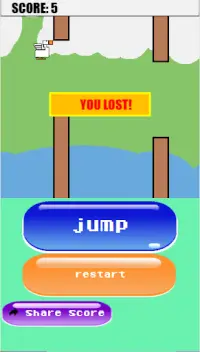 Flappy Goose Game Not Angry Screen Shot 2