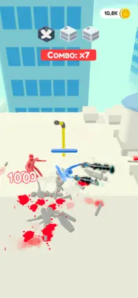 Jelly Fighter: 컬러 캔디 & 스틱맨 게임 Screen Shot 10