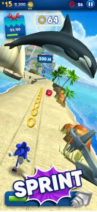 Sonic Dash SEGA Rennspiele Screen Shot 1